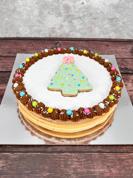 CHRISTMAS TREE ALFAJOR CAKE